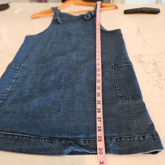 Adriano Goldschmied Girls Size Large Joslyn Denim Jumper Dress Blue - Picture 8 of 8